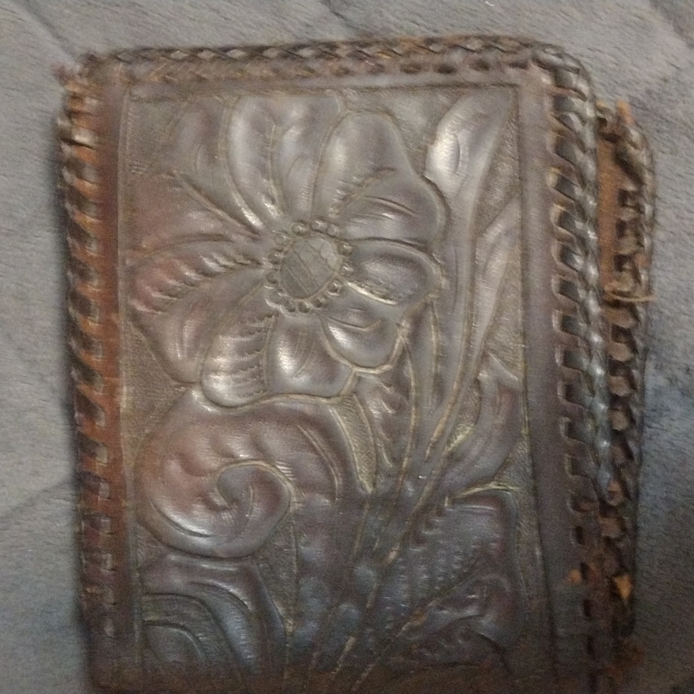 Vintage leather wallet